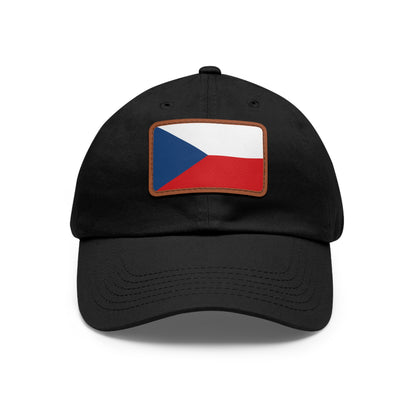 Czech Republic Leather Patch Hat