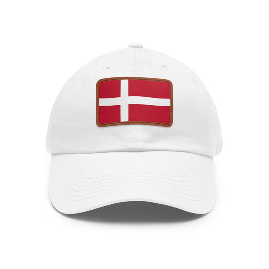 Denmark Leather Patch Hat