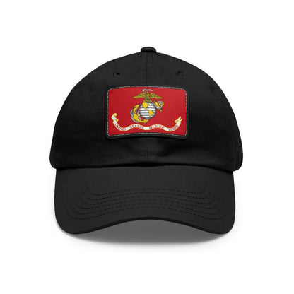 US Marine Corps Leather Patch Hat