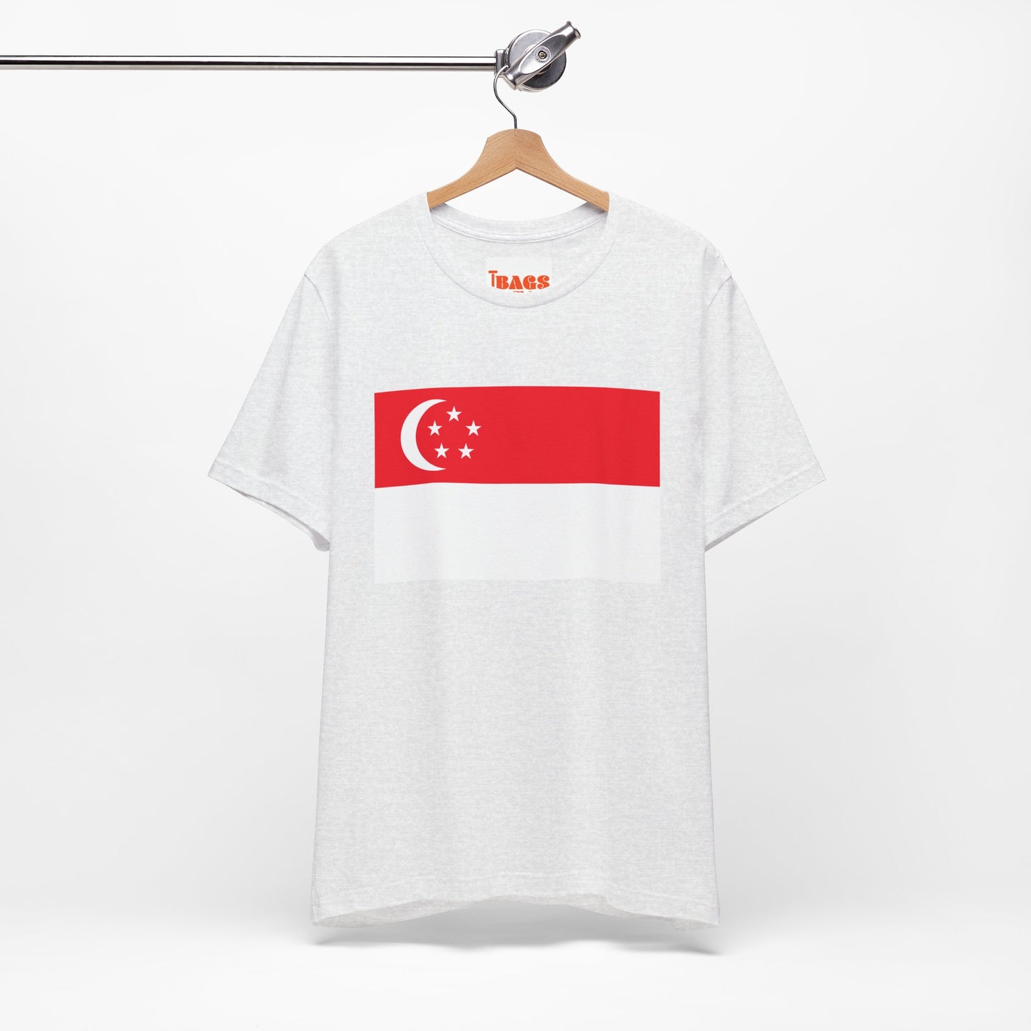 Singapore Flag on T-shirt