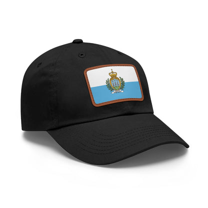 San Marino Leather Patch Hat