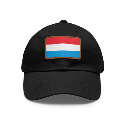 Luxembourg Leather Patch Hat