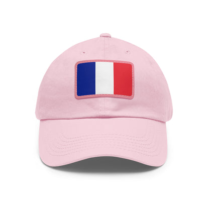 France Leather Patch Hat