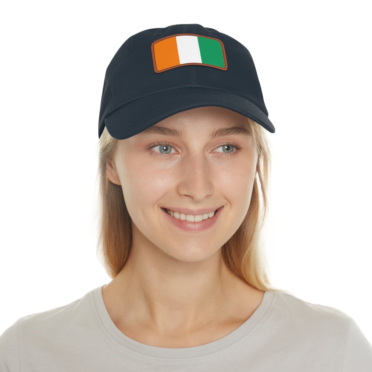 Côte d’Ivoire Leather Patch Hat