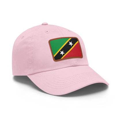 Saint Kitts and Nevis Leather Patch Hat