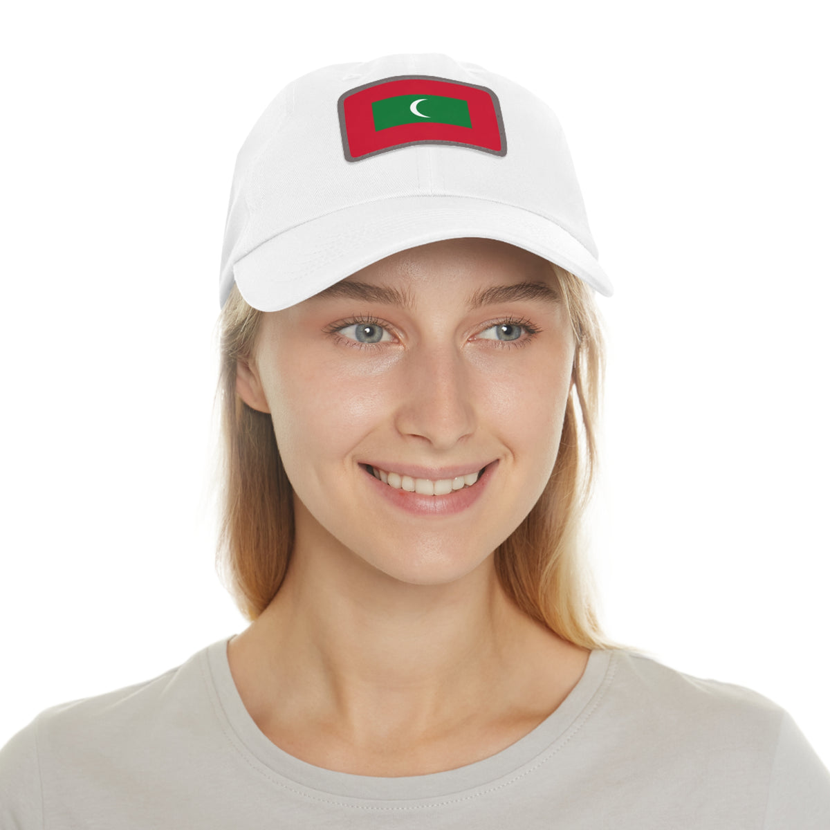 Maldives Leather Patch Hat