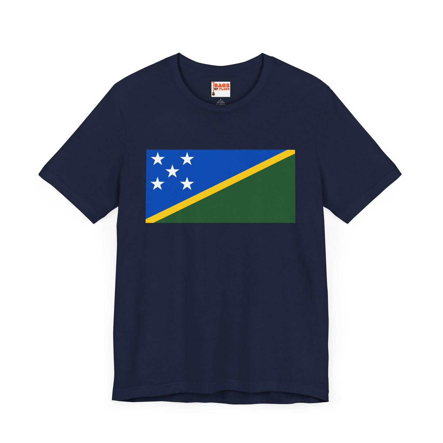 Solomon Islands Flag on T-shirt