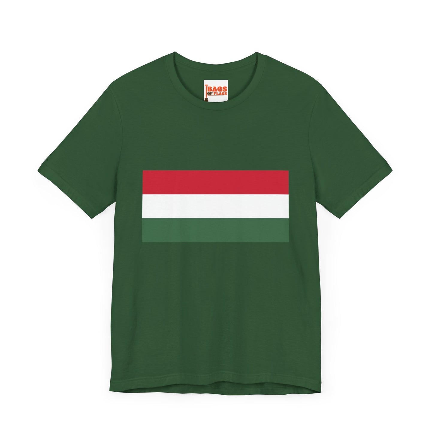 Hungary Flag on T-shirt