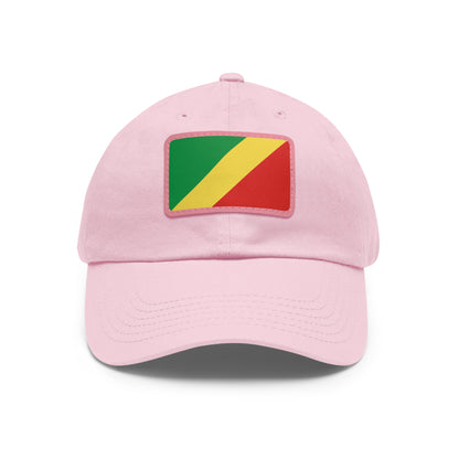 Republic of the Congo Leather Patch Hat
