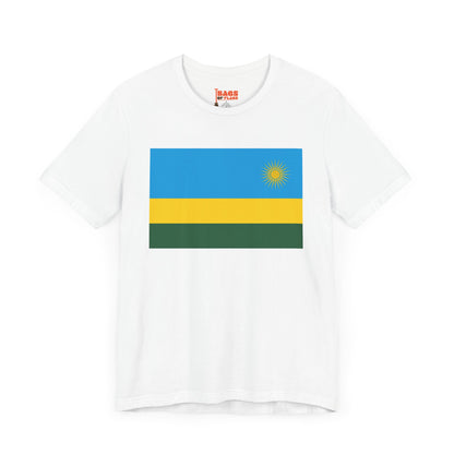 Rwanda Flag on T-shirt