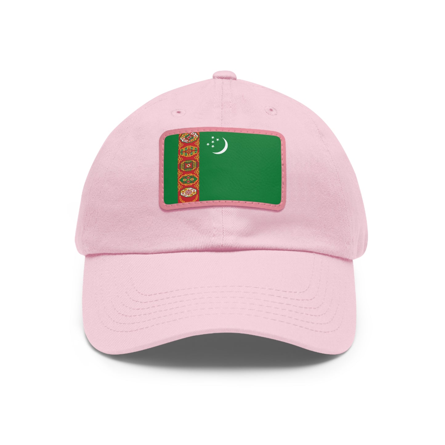 Turkmenistan Leather Patch Hat