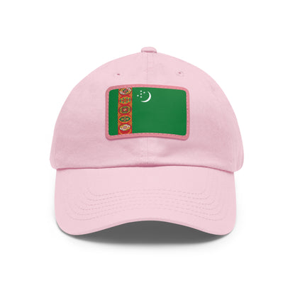 Turkmenistan Leather Patch Hat