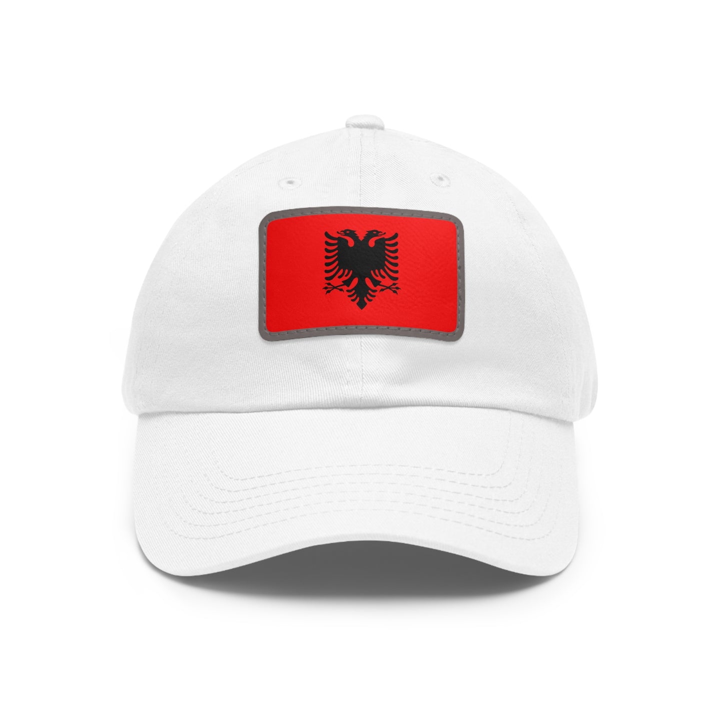 Albania Leather Patch Hat