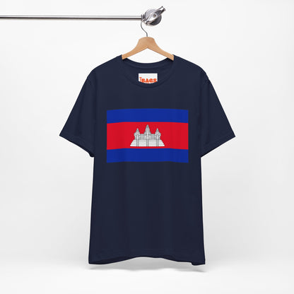 Cambodia Flag on T-shirt