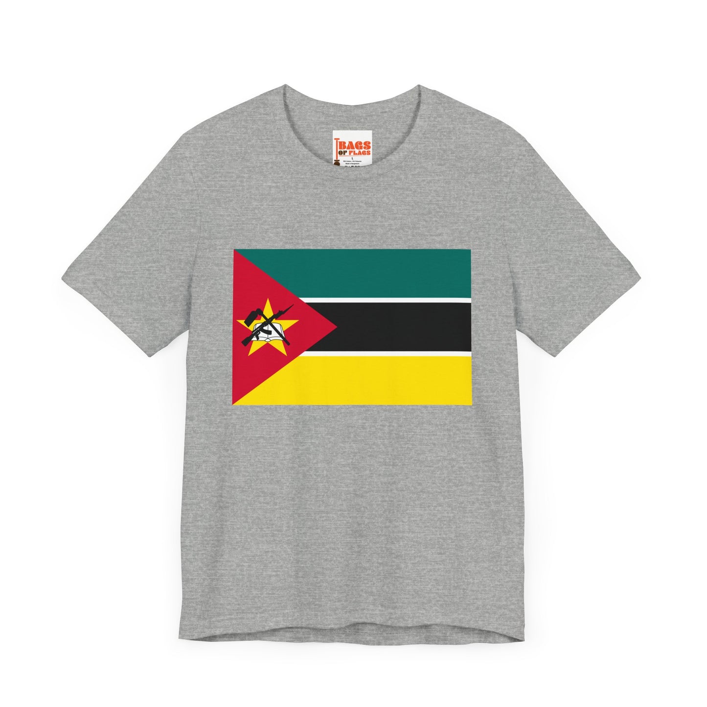 Mozambique Flag on T-shirt