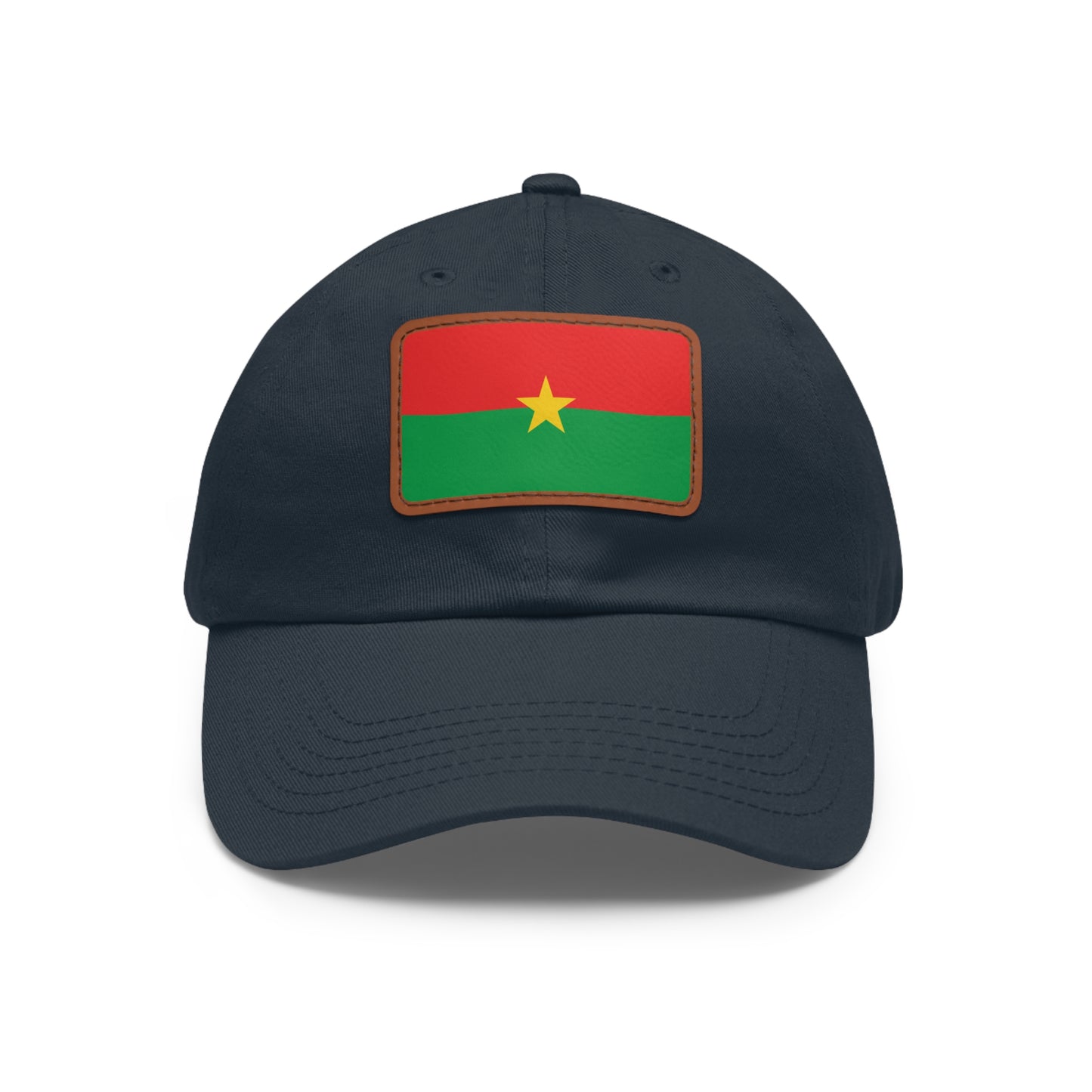 Burkina Faso Leather Patch Hat