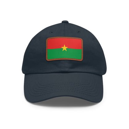 Burkina Faso Leather Patch Hat