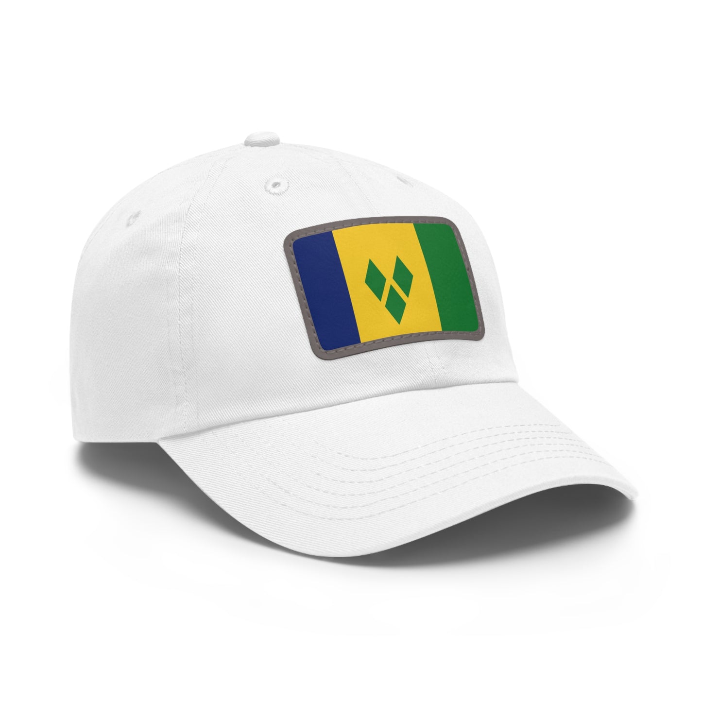 Saint Vincent and the Grenadines Leather Patch Hat