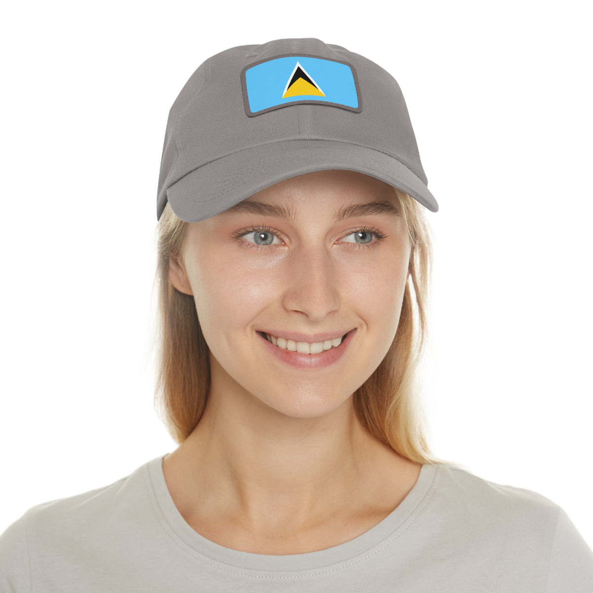 Saint Lucia Leather Patch Hat