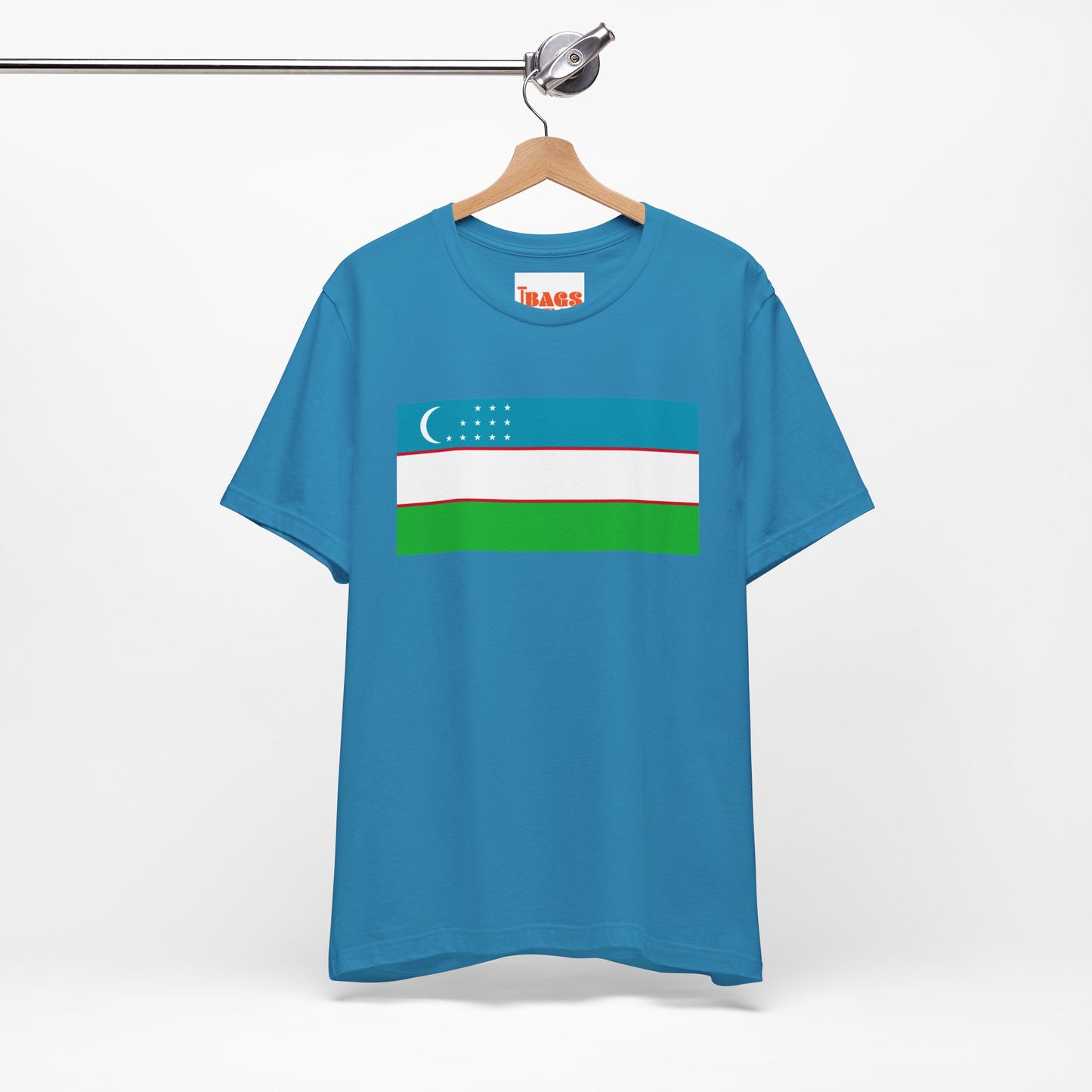 Uzbekistan Flag on T-shirt