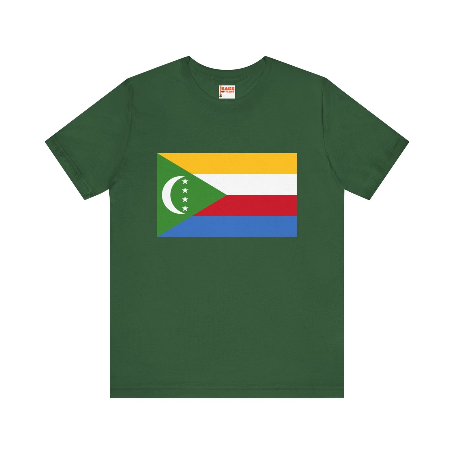 Comoros Flag on T-shirt