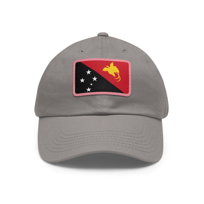 Papua New Guinea Leather Patch Hat