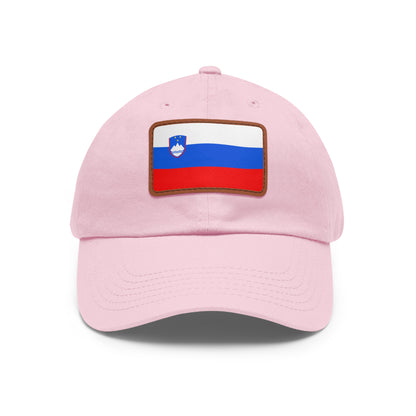 Slovenia Leather Patch Hat