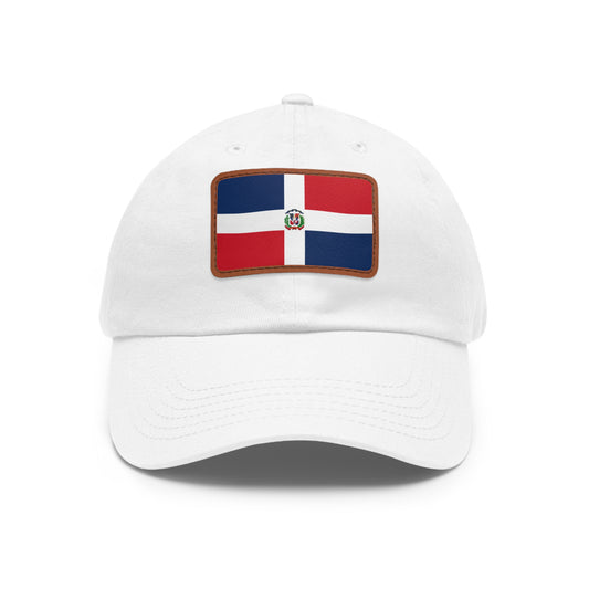 Dominican Republic Leather Patch Hat