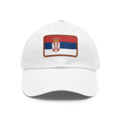 Serbia Leather Patch Hat