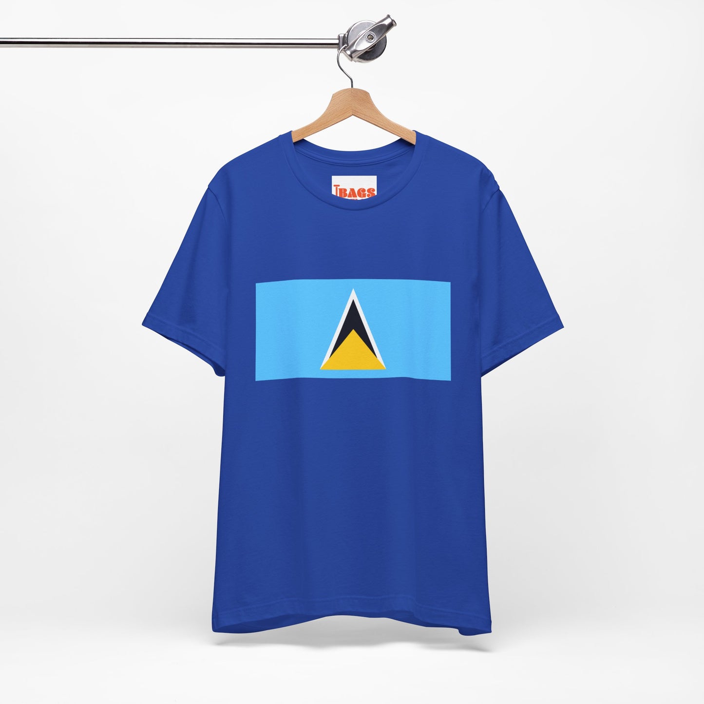 Saint Lucia Flag on T-shirt