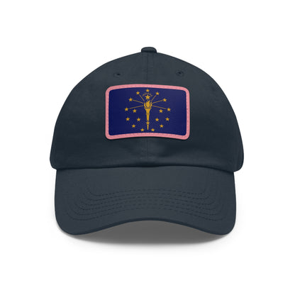 Indiana Leather Patch Hat
