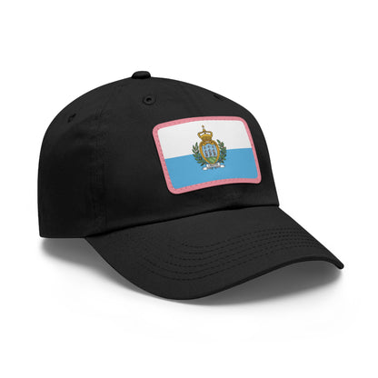 San Marino Leather Patch Hat
