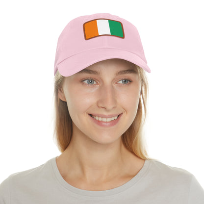 Côte d’Ivoire Leather Patch Hat