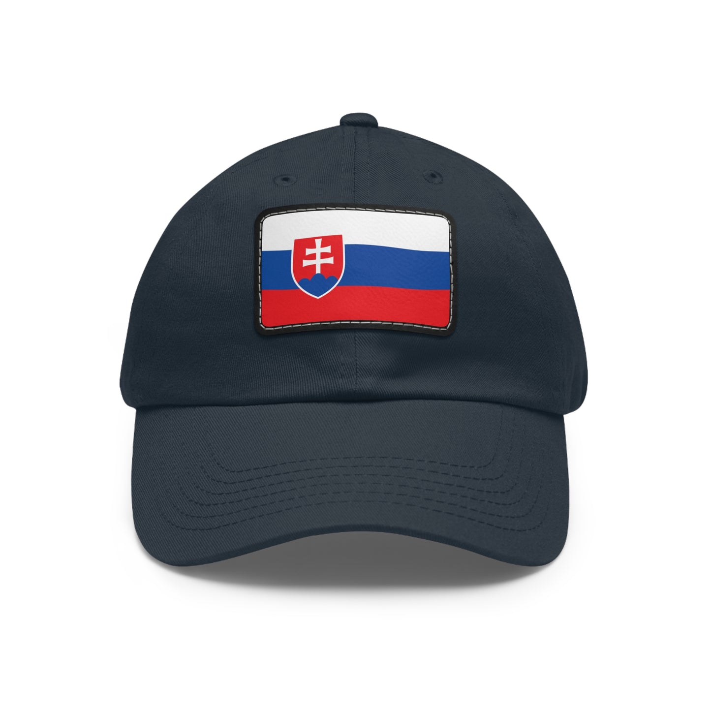 Slovakia Leather Patch Hat