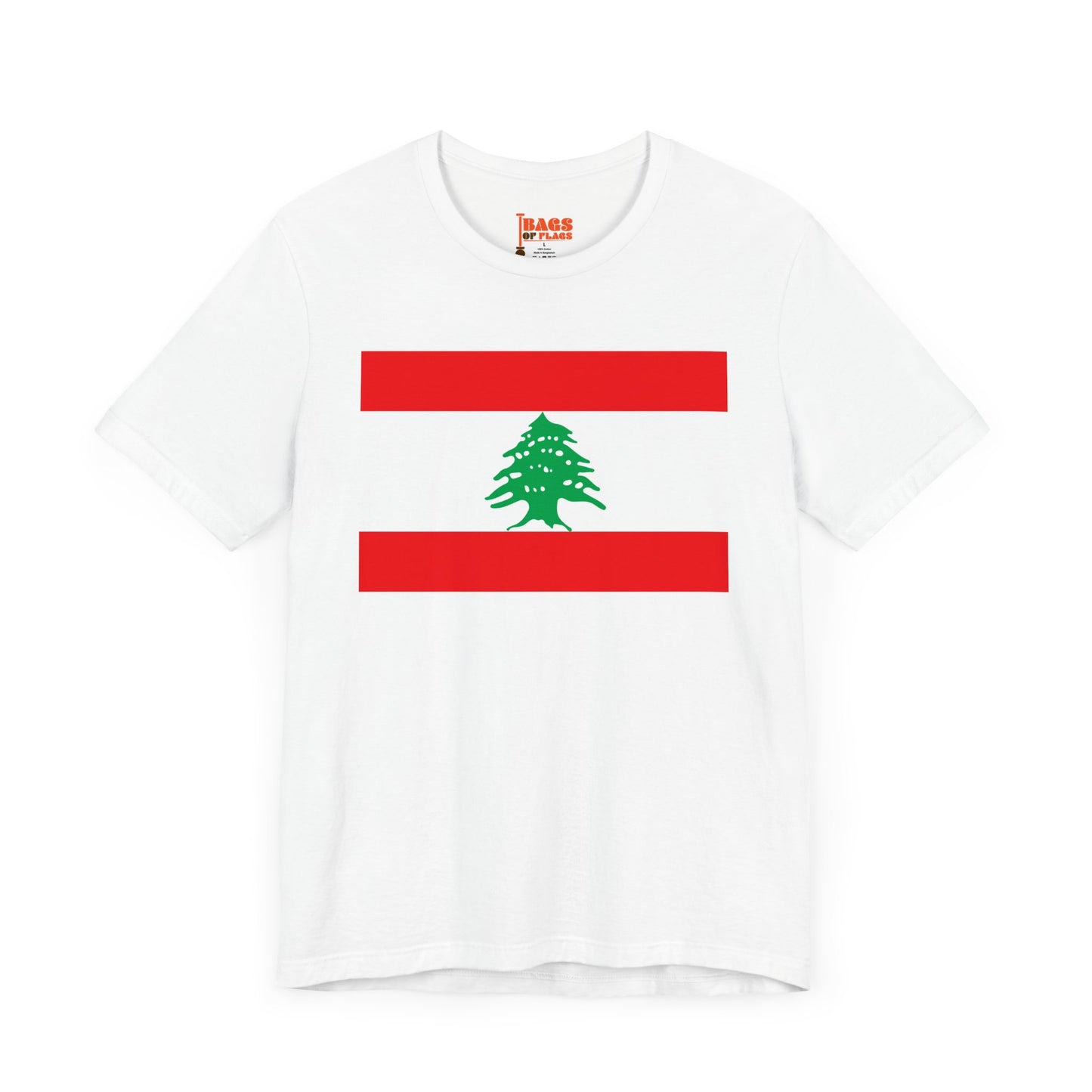 Lebanon Flag on T-shirt