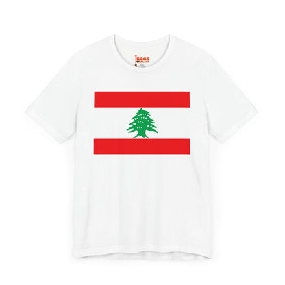 Lebanon Flag on T-shirt