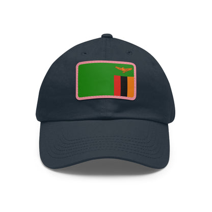 Zambia Leather Patch Hat