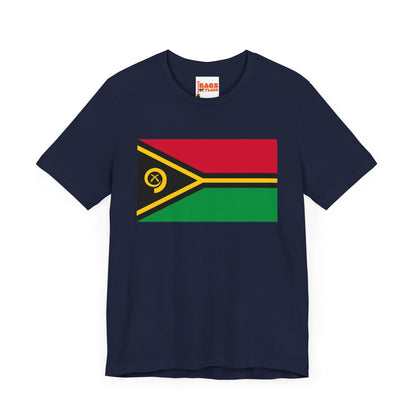 Vanuatu Flag on T-shirt