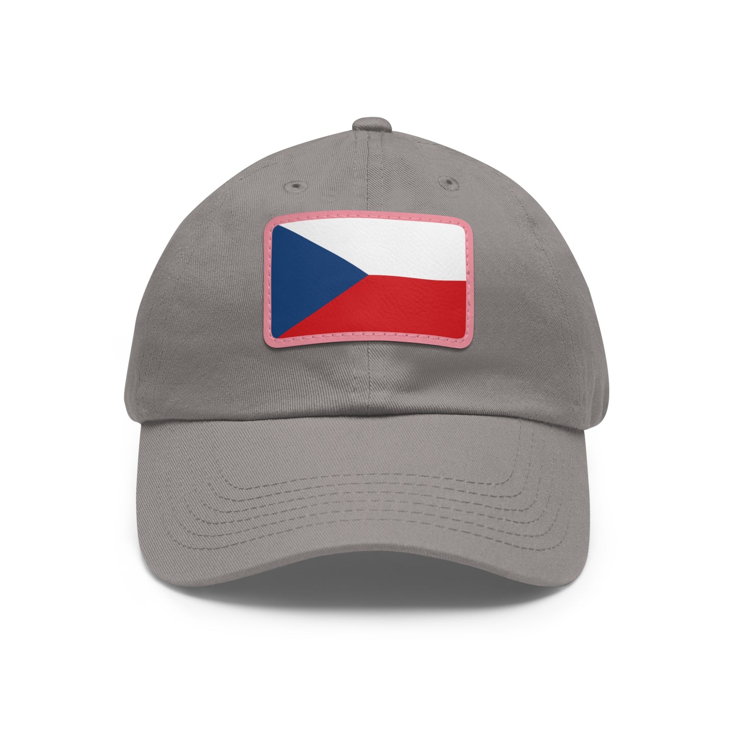 Czech Republic Leather Patch Hat