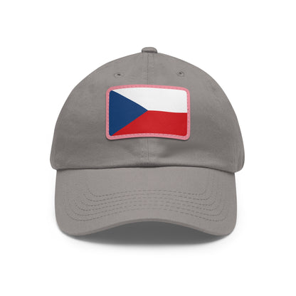 Czech Republic Leather Patch Hat
