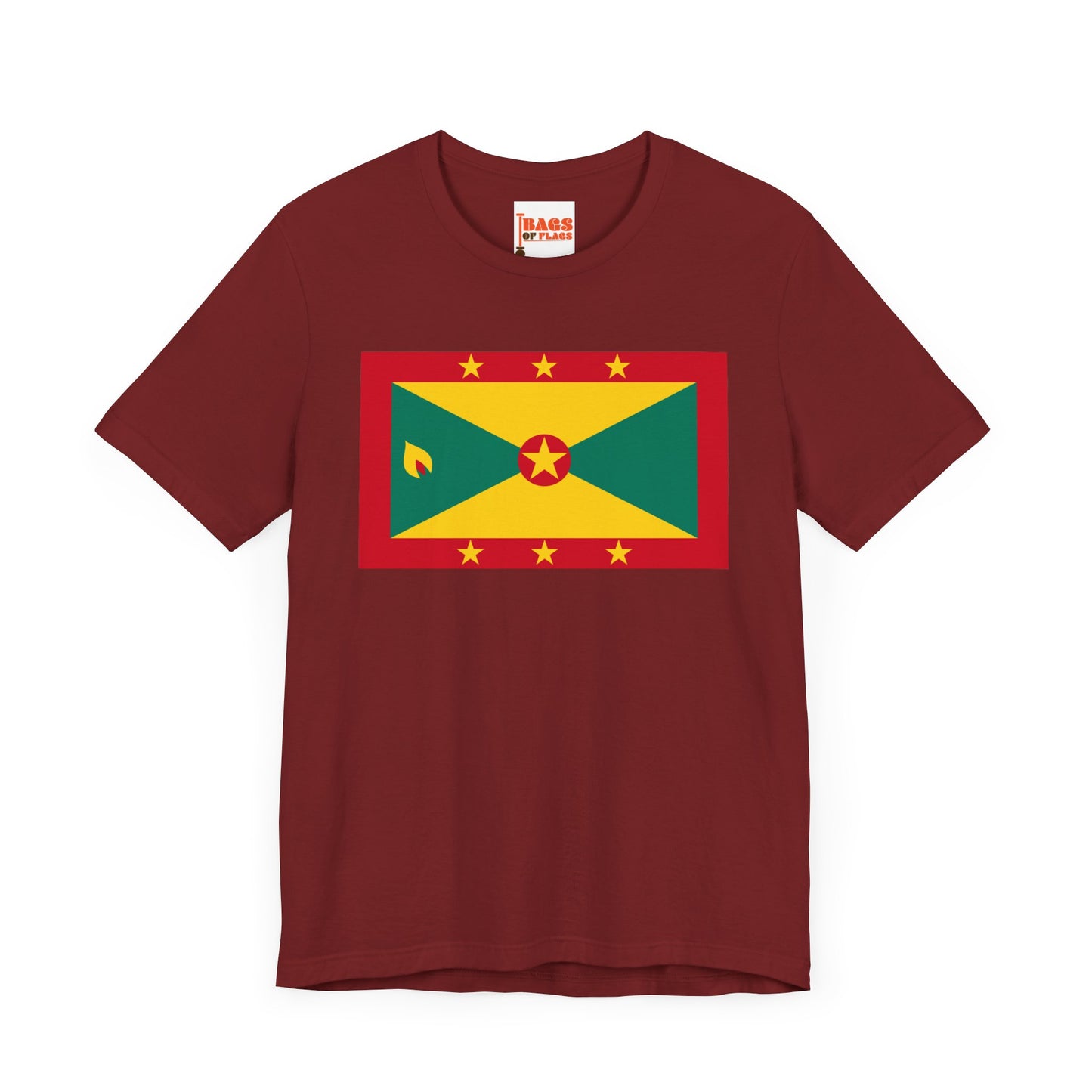 Grenada Flag on T-shirt