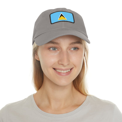 Saint Lucia Leather Patch Hat