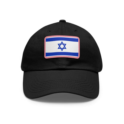 Israel Leather Patch Hat