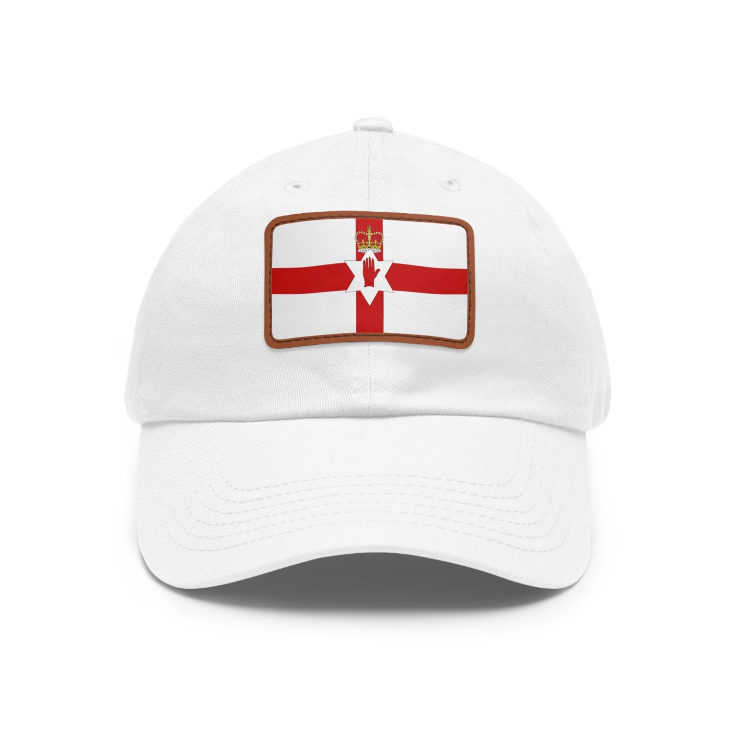 Northern Ireland Leather Patch Hat