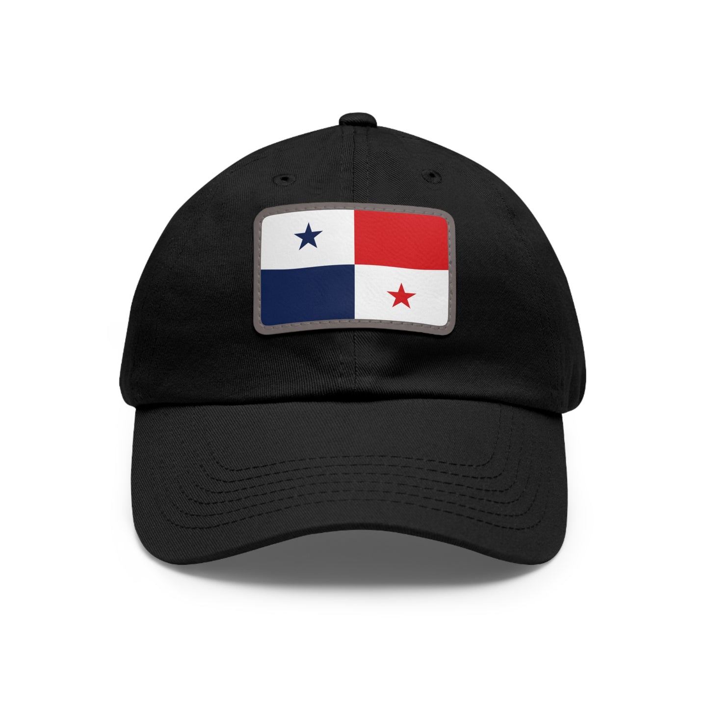 Panama Leather Patch Hat