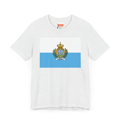 San Marino Flag on T-shirt