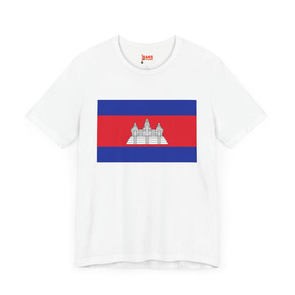 Cambodia Flag on T-shirt