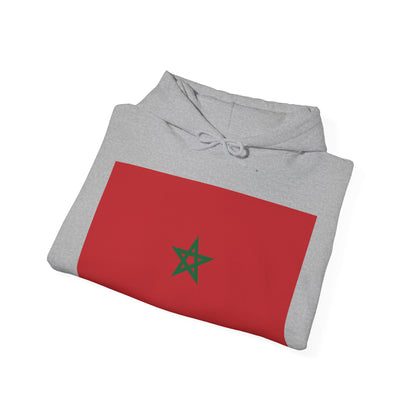 Morocco Flag on Hoodie