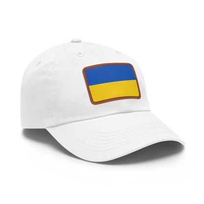 Ukraine Leather Patch Hat