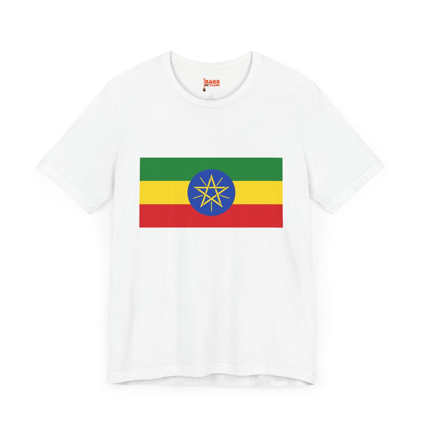 Ethiopia Flag on T-shirt